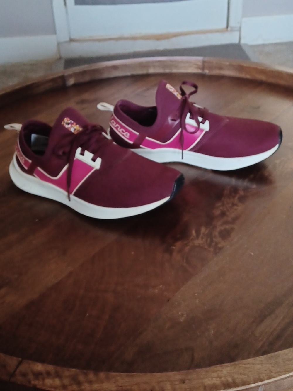 New Balance Nergize Sport V1  Casual Lace-Up Sneakers in Burgundy